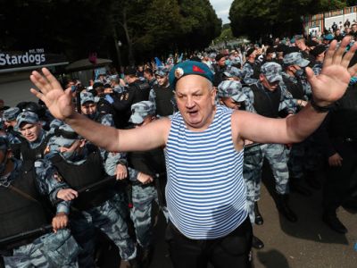 День ВДВ в Москве 2 августа 2020 года. Фото: Андрей Любимов / РБК